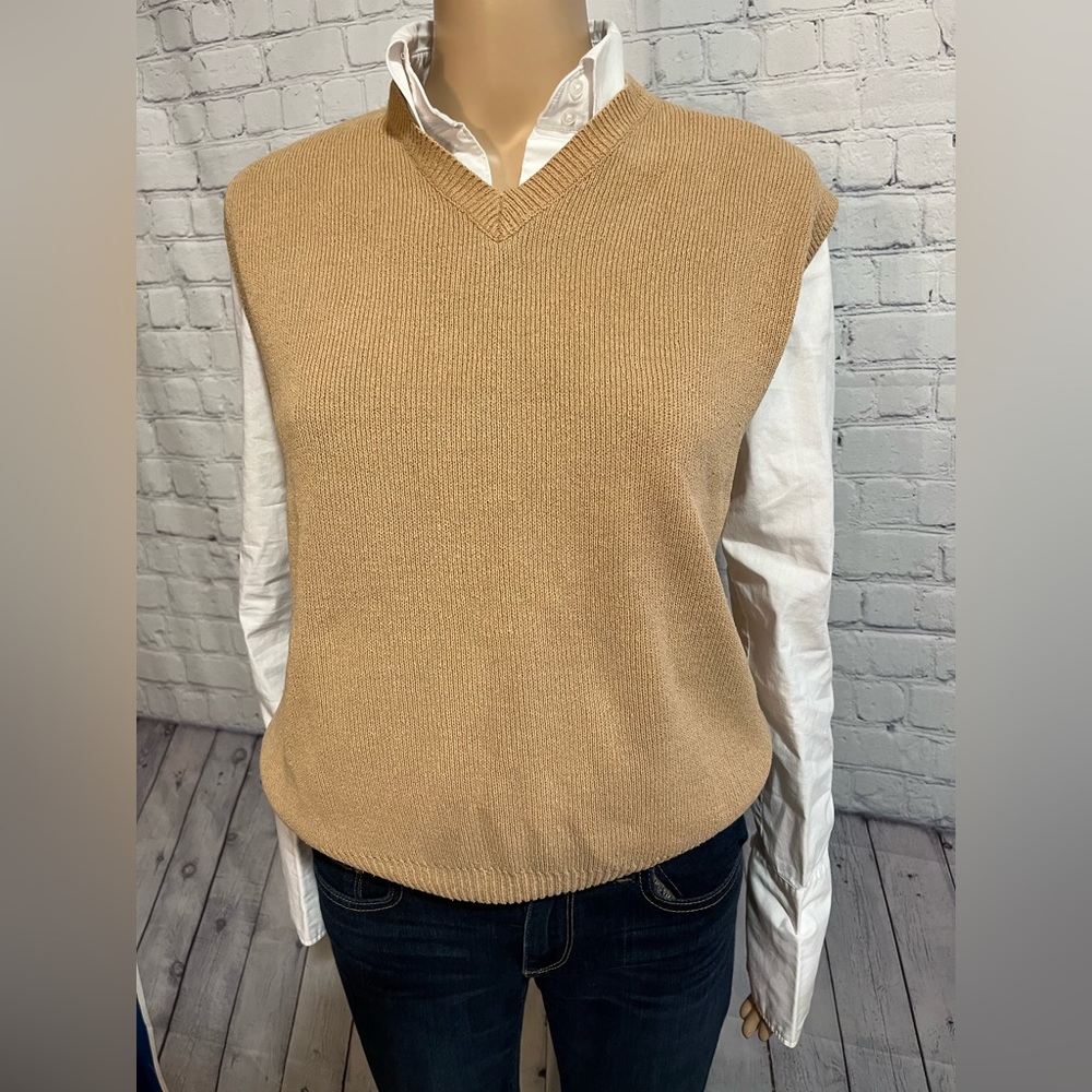Vintage Winter Silks 100% Silk Brand Sweater Vest SZ MED